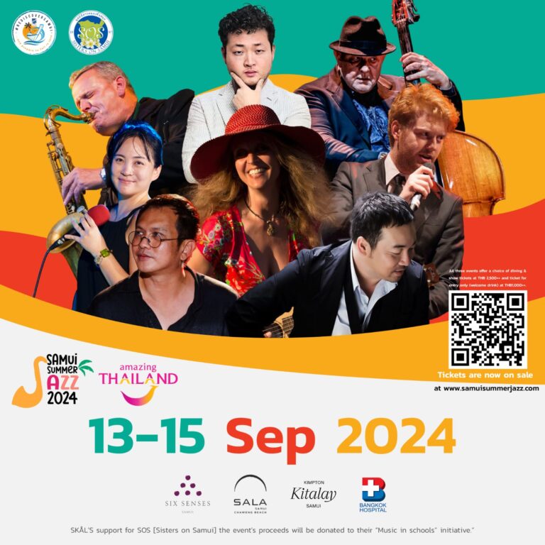 A GUIDE TO WHAT’S ON AT SAMUI SUMMER JAZZ 2024